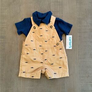Carters 3m Overalls 2-piece Set